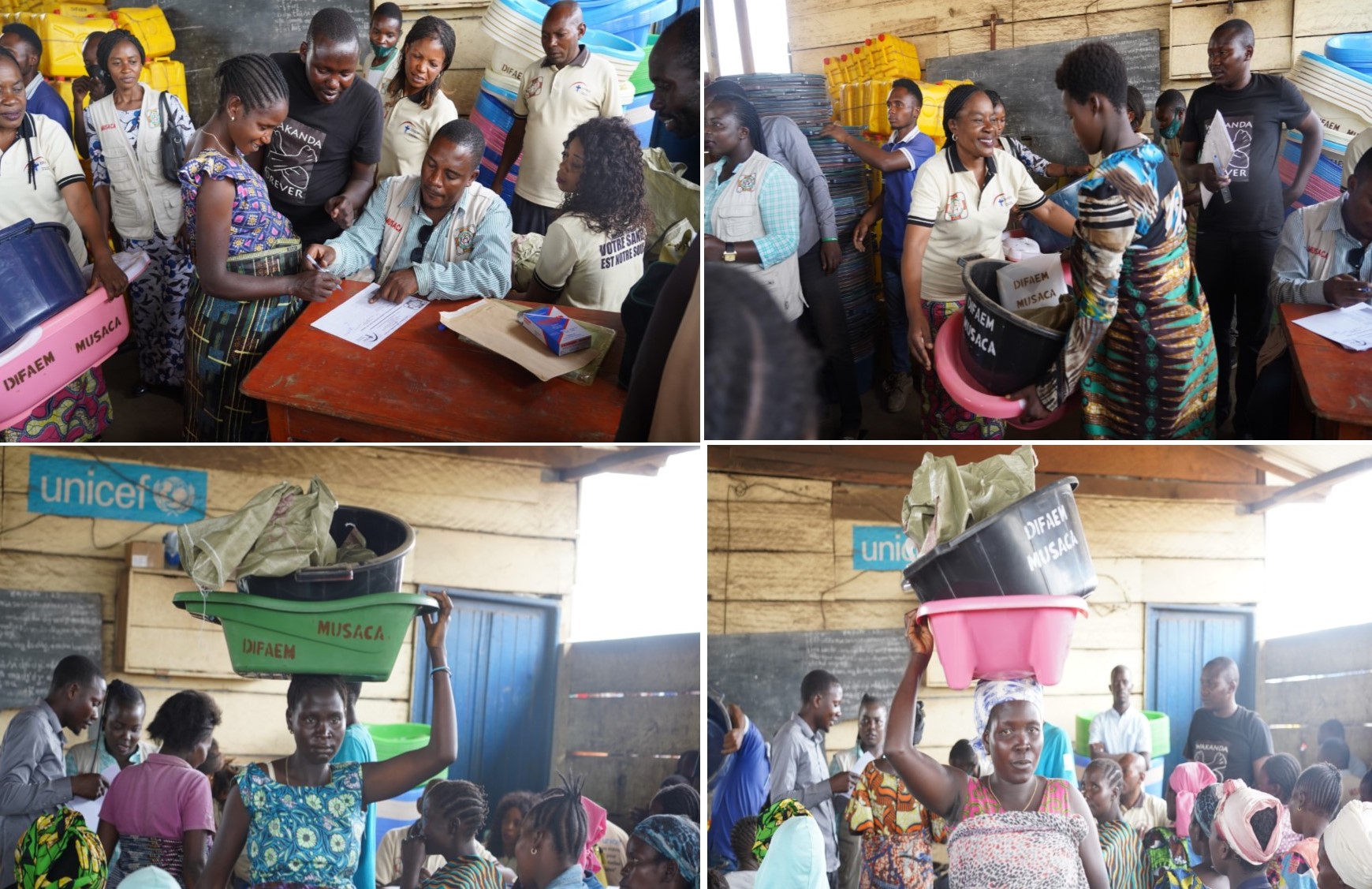 DISTRIBUTION DES KITS BEBE ET HYGIENIQUE AUX FEMMES ENCEINTES DEPLACEES VIVANT DANS LE SITE DE L'ISP BUNIA