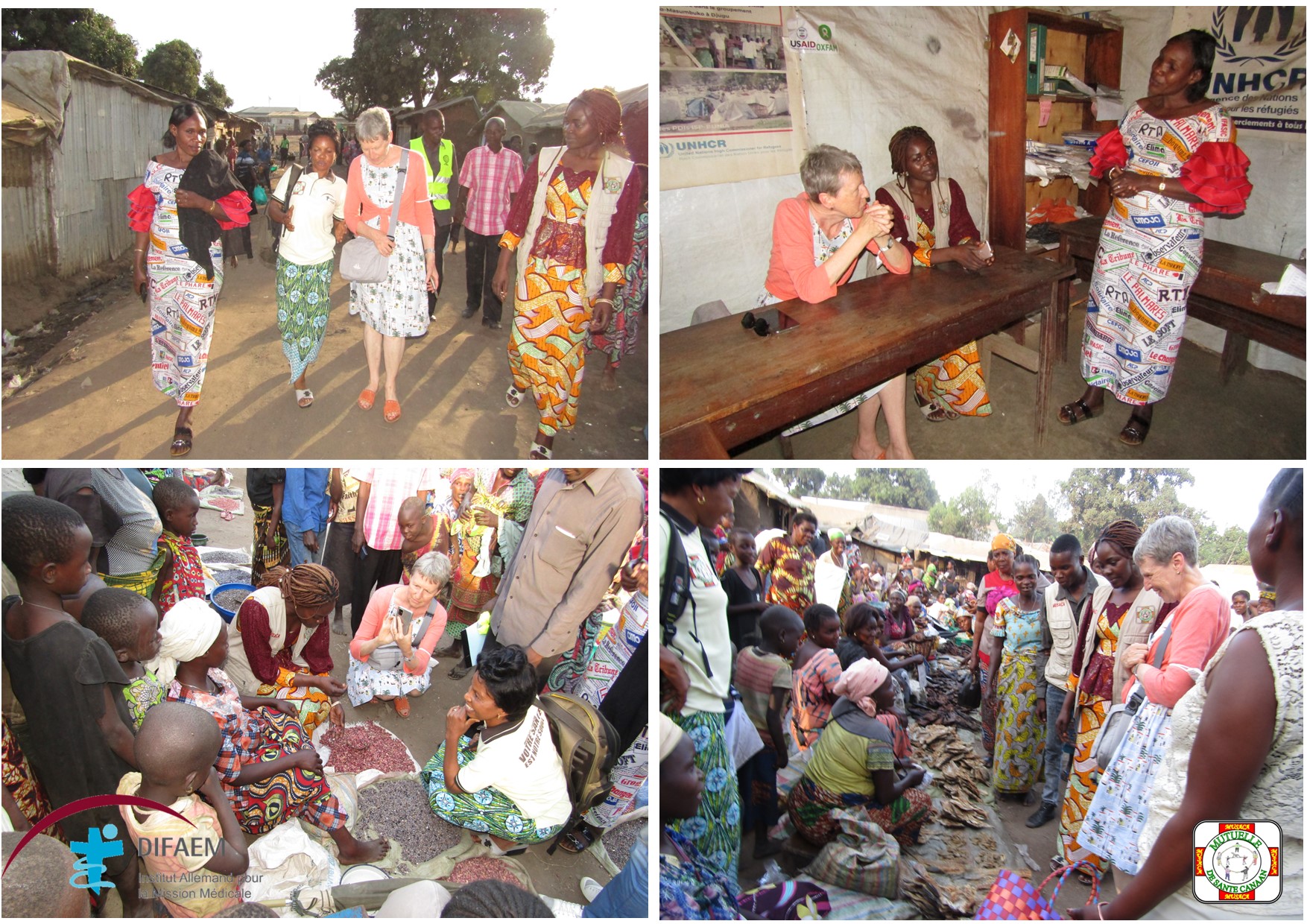 Visite de Madame Gabi HETTLER à Bunia